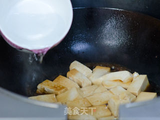 豆腐烧梭子蟹的做法步骤:9
