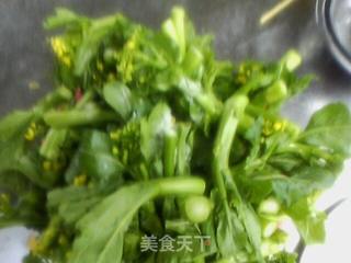 生炒菜心的做法步骤:3