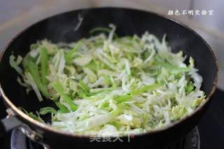 家常炒饼的做法步骤:6