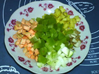 豆渣杂蔬蒸饼的做法步骤:3