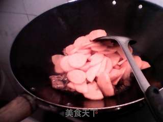 胡萝卜炒肉的做法步骤:3