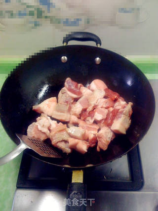 美味香浓红烧肉的做法步骤:4
