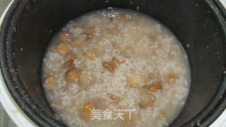 板栗煮粥的做法步骤:4
