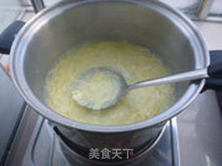 碎米蛋花粥的做法步骤:8