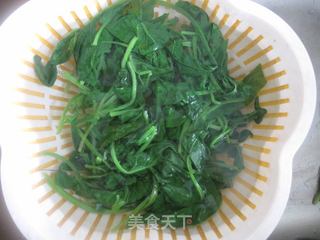 老醋菠菜花生米的做法步骤:5