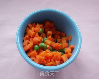 时蔬酱肉炒饭的做法步骤:3