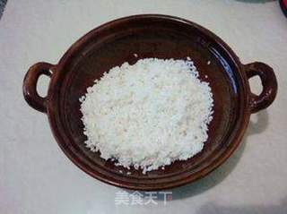 教你如何煮好砂锅饭——豆浆五彩砂锅饭的做法步骤:5