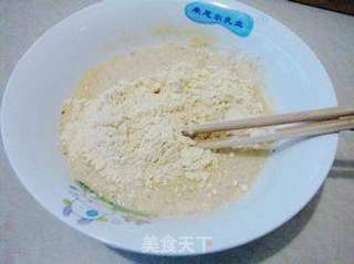 一款美味的早餐饼——鸡蛋韭菜豆渣饼的做法步骤:5