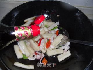 鱿鱼炒年糕的做法步骤：9