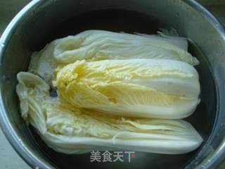 栗子扒娃娃菜的做法步骤:2