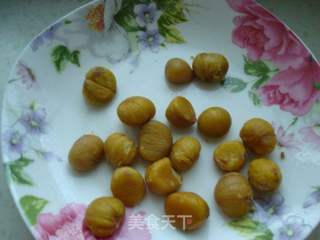 栗子扒娃娃菜的做法步骤:5