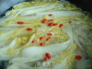 栗子扒娃娃菜的做法步骤:12