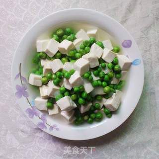 豌豆烩豆腐的做法步骤：7