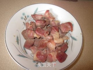 土豆丝炒肉丁的做法步骤:4