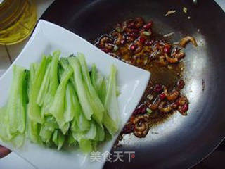 海米扒油菜的做法步骤:14