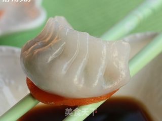 紫甘蓝香菜水晶饺的做法步骤:11
