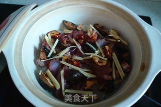 鹧鸪煲仔饭的做法步骤:2