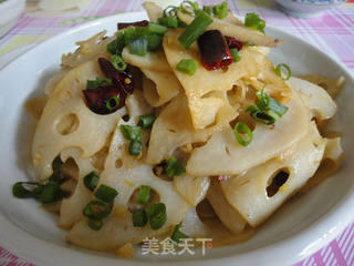 爆炒-----麻辣藕片的做法步骤:10