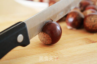 糖烤板栗的做法步骤:2