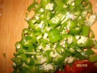 双椒肉末的做法步骤:5