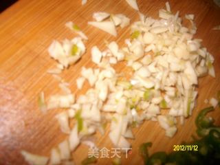 双椒肉末的做法步骤:7