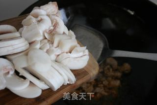 口蘑炒肉片的做法步骤:5