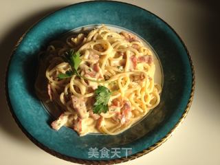意大利面Carbonara的做法步骤:11