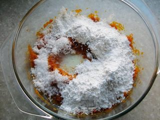 南瓜芝麻饼的做法步骤:4