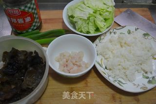 最爱猪油渣-【猪油渣酱油炒饭】的做法步骤：1