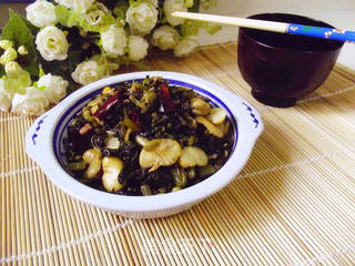 蚕豆肉末炒雪菜的做法步骤:11