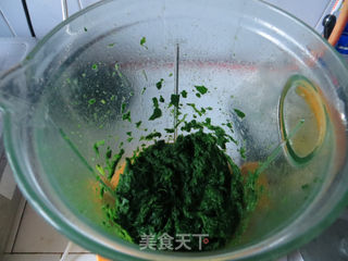 【油泼辣椒菠菜面】--陕西传统小吃的做法步骤:2