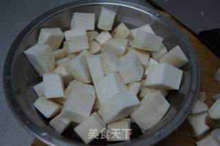 鱼香杏鲍菇藕丁的做法步骤:2