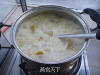 豆浆南瓜汤的做法步骤:15