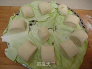 豆浆刀切馒头的做法步骤:9
