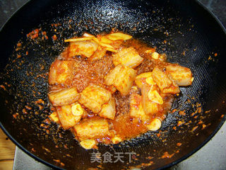 心蓝手制私房菜【香干回锅肉】——肉食动物不能错过的致命诱惑的做法步骤:6