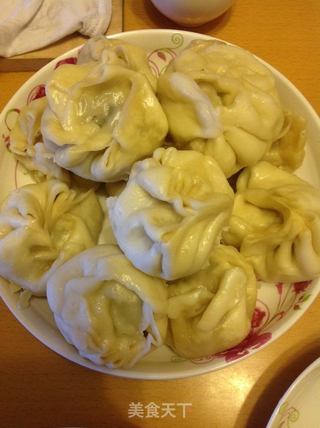 白菜香葱肉包的做法步骤:5