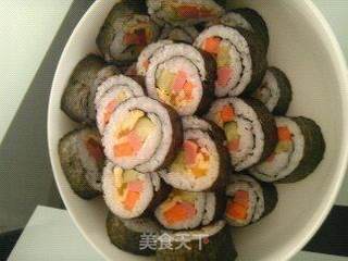 紫菜包饭~的做法步骤:17