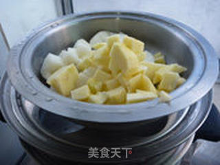 豆浆年糕捞的做法步骤:6