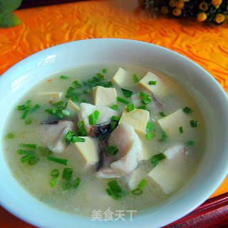 鱼丁豆腐羹的做法步骤:9