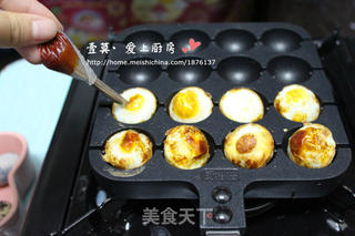冬日暖阳——串烧鸟蛋排排站的做法步骤:7