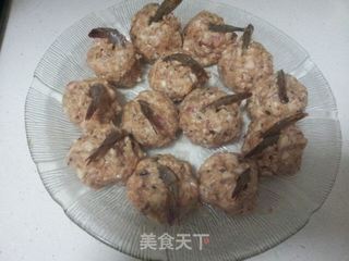 鲜虾酿肉丸的做法步骤:10
