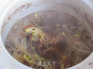 家常白菜豆芽炖大骨的做法步骤:8