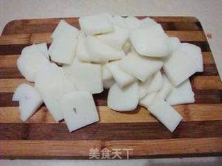西红柿鸡蛋炒年糕的做法步骤:2