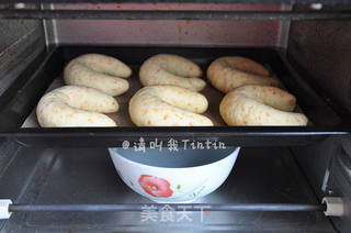 鲜奶全麦蹄铁包的做法步骤:6