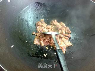 黑椒猪舌炒茭白的做法步骤:4