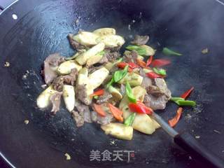 黑椒猪舌炒茭白的做法步骤:6