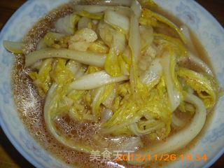 醋溜白菜的做法步骤：7