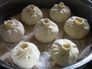 牛肉茼蒿粗粮包的做法步骤:14