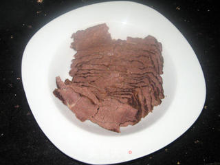 辣酱拌牛肉的做法步骤:5