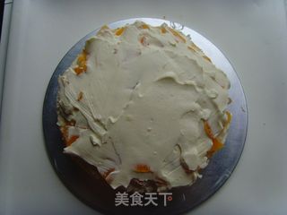 生日蛋糕【黄桃生日蛋糕】的做法步骤：8